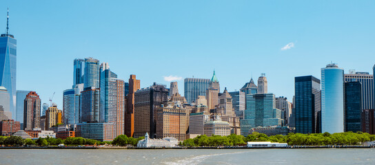 Financial District of NYC, banner format