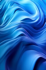 Fototapeta premium Dynamic waves flow background for business presentation design Generative AI