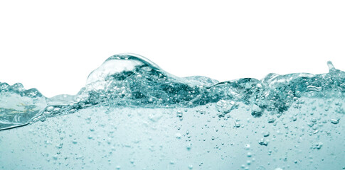 clear water splash with bubble