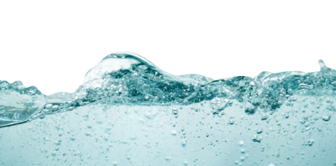 clear water splash with bubble