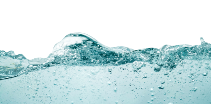 clear water splash with bubble