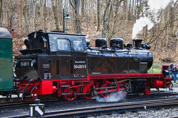 Rasender Roland Steam Train on Rügen Island, Germanx