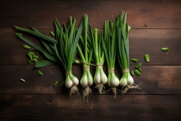 Green onions. Generate Ai