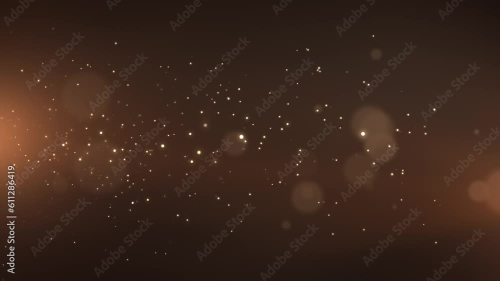 Canvas Prints beautiful abstract gold motion background - shining gold particles - golden dust particle