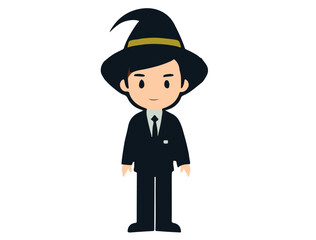 child in a halloween costume