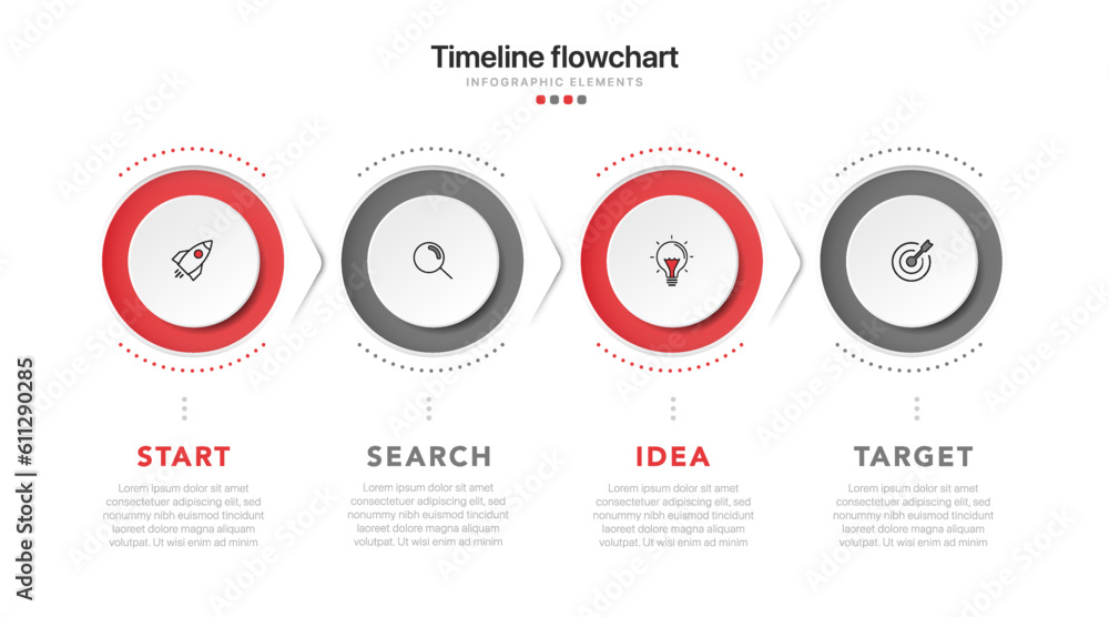 Poster timeline infographic design with options or steps. infographics for business concept. can be used fo