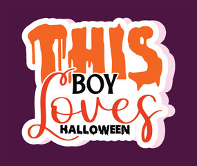 Halloween stickers svg bundle