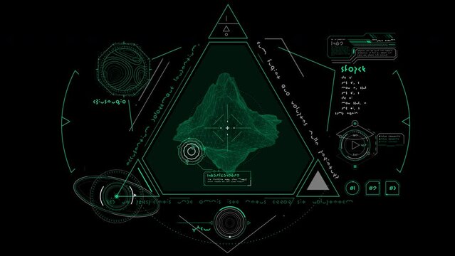 Geological research in an animated alien interface.