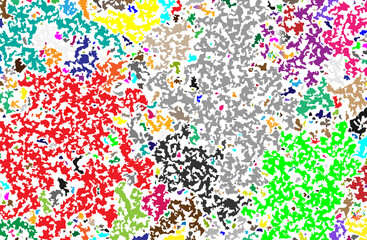 Colorful mosaic pattern from rainbow color palette (red, orange, yellow, green, blue) colors for arts backgrounds.