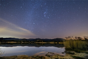 stars on the lake