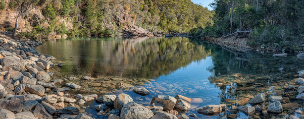 The Apsley Waterhole in the Douglas-Apsley National Park, Tasmania, Australia.