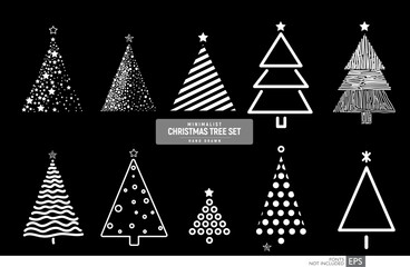 Minimalistic Christmas Trees