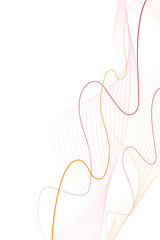 Minimal black and white background with waves, lines. Vector illustration for certificate, diploma, cover.