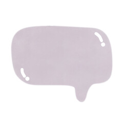 white speech bubble