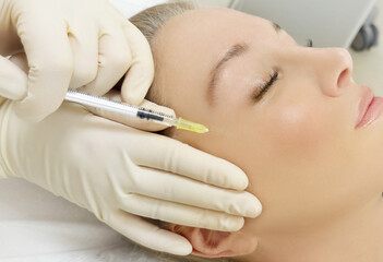 Botulinum toxin injection for facial wrinkles  ,in the therapy of mimic facial lines, non-invasive...