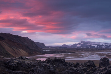 Landmannalaugar in summer (Iceland landscapes)