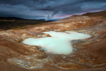 Krafla landscape near Myvatn (Iceland landscapes)