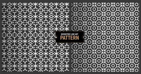 Geometric seamless pattern