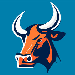 Head of Buffalo symbol.It's for fighter concept