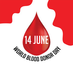 Obraz premium World Blood Donor Day.