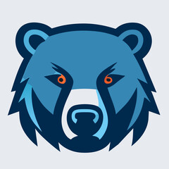 Head of Bear symbol.It's for fighter concept