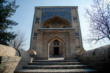 tashkent uzbekistan madrasa in entrance