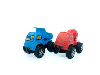 toy tractor isolated on white PNG