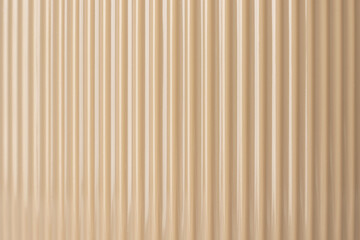 Obraz premium Striped tactile plastic surface of beige color