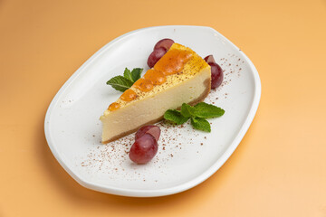 delicious dessert in the restaurant