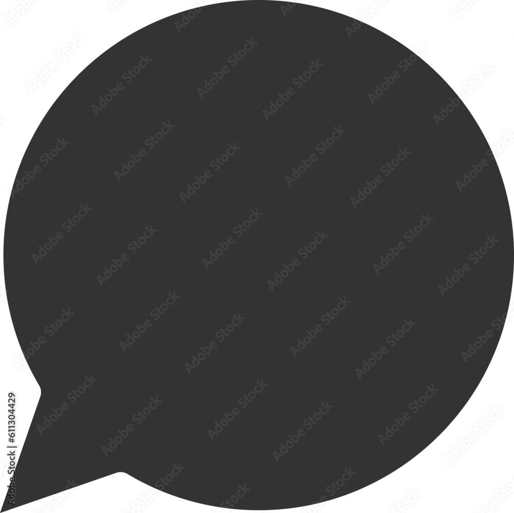 Aufkleber chat icon vector design element. talk bubble speech sign. dialogue balloon.