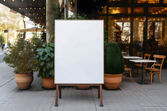 Restaurant Menu Board Mockup