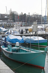 La rade de Genève en hiver