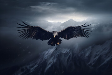 eagle in the sky
