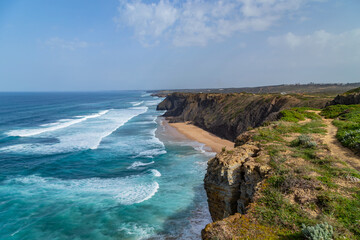 Cliffs in the Algarve West Coast
