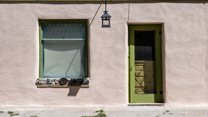 An old western style Arizona home front