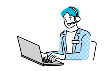 man call center agent