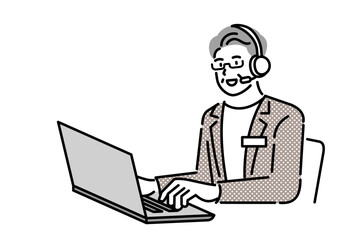 man call center agent