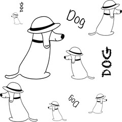 Dog pattern 