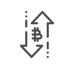 Finance related icon outline and linear symbol.