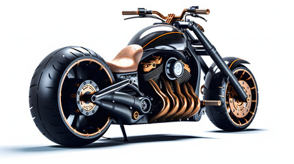 3d render of a motorcycle
