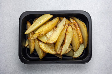 garnish in black boxes. Delivery.