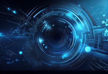 Digital technology in the network. Generative AI.