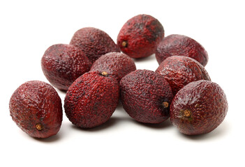 Avocado on a white background