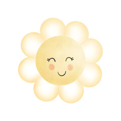 Obraz premium flower on white background