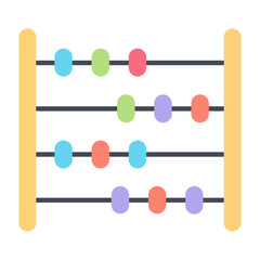 Abacus Flat Icon