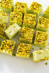 Pistachio fudge