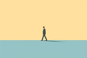 孤独なビジネスマン,Generative AI AI画像