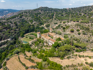 Monastery of Sant Jeroni de la Vall de Betlem or Murta in Badalona
