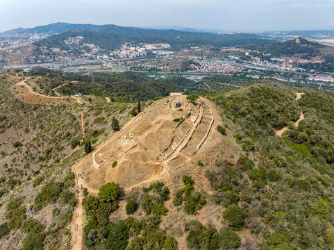 Iberian settlement in the Parc de la Serralada de Marina,Santa Coloma de Gramanet