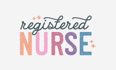 Retro Nurse Sublimation Design Bundle